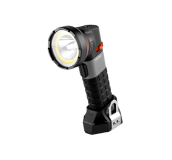 LED svítilna NEB-SPT-1004-G, typ žárovky: LED Ruční dobíjecí, svítivost: 500 lumenů Černá Nebo