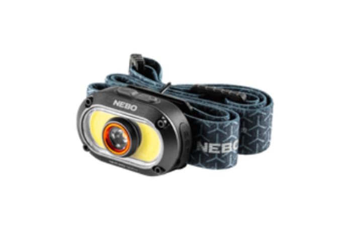 Linterna frontal Nebo NEB-HLP-1005-G, 500 lúmenes, alcance 90 m, recargable, batería Li-Po