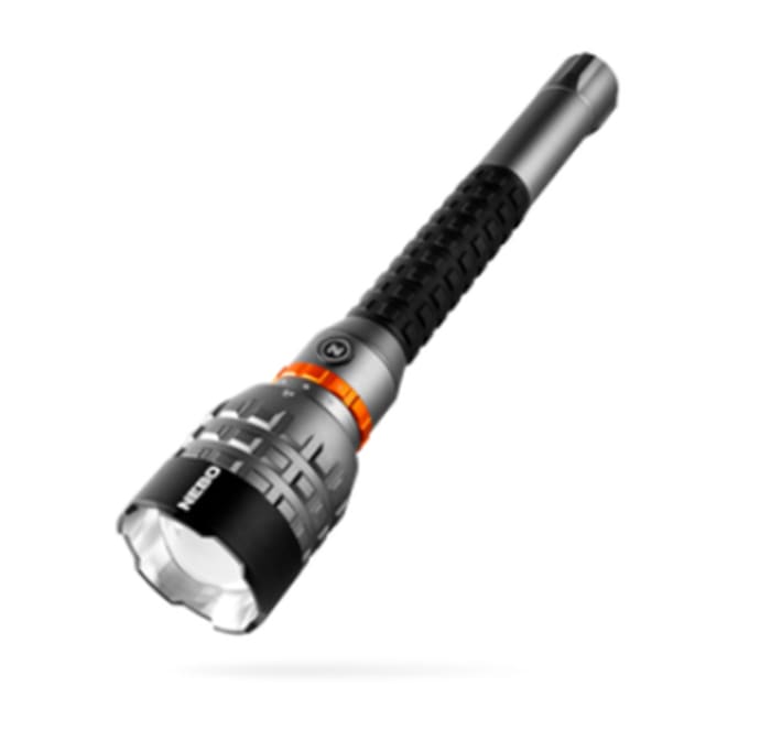 LED svítilna NEB-FLT-1015-G, typ žárovky: LED Ruční dobíjecí, svítivost: 18000 lumenů Černá Nebo