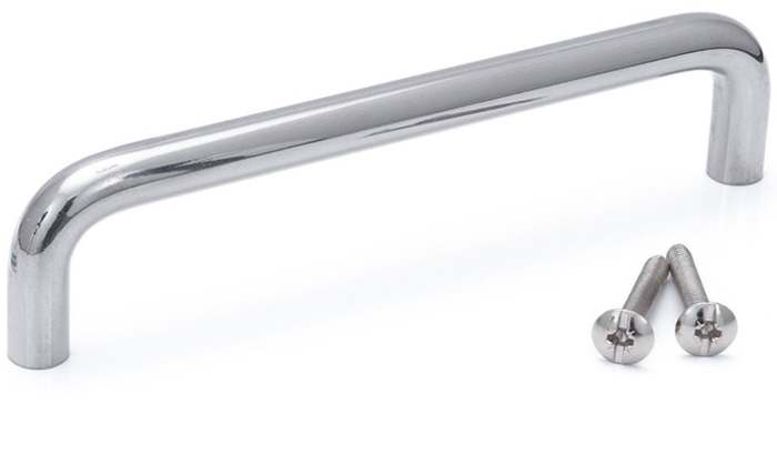 RS Pro Çekmece Kulpları Paslanmaz Çelik, Gizlenmiş Vidalamalı, 104mm x 30mm x 9mm, Sabitleme Merkezi: 95mm