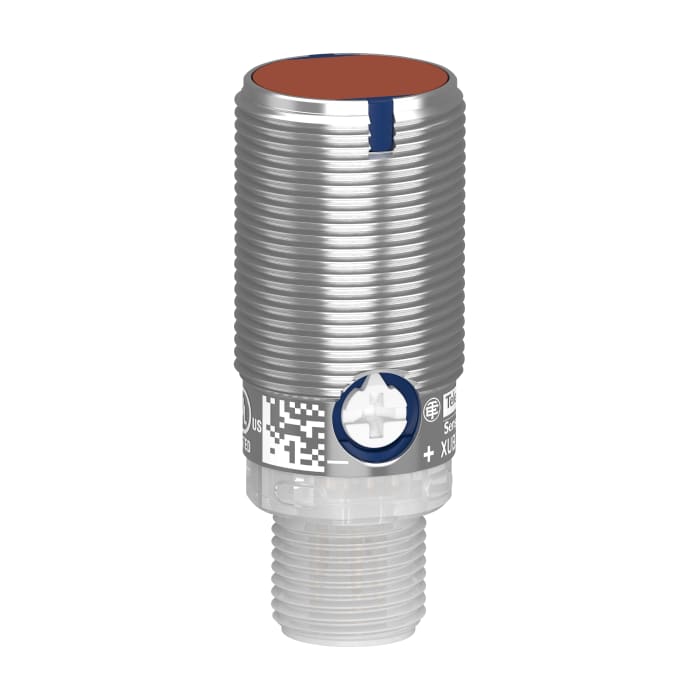 Telemecanique Sensors Diffuse Photoelectric Sensor, Cylindrical Sensor, 1 m Detection Range