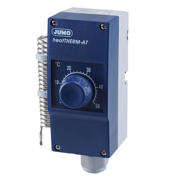 Jumo Capillary Thermostat, Automatic Reset, Surface Mount