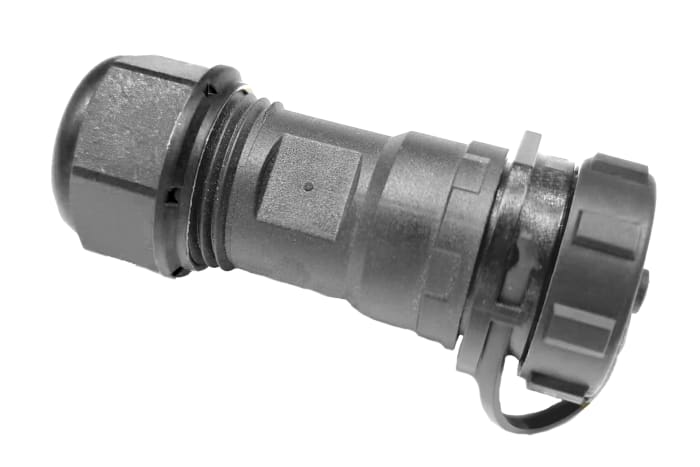RS PRO Industrial Circular Connector, 2 Contacts, In-Line, SP17 Connector, Socket, Male, IP68, SP17 Series