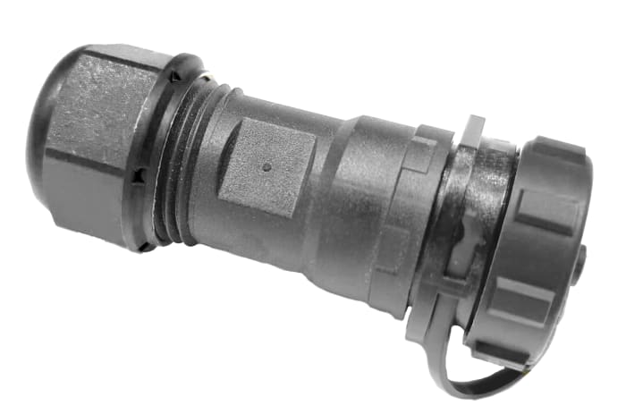 RS PRO Kulaté průmyslové konektory, Rovný, počet kontaktů: 4, Zásuvka, pohlaví kontaktu: samice, IP68