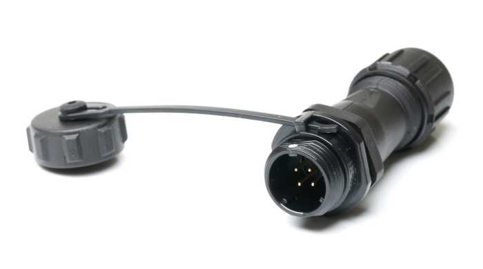 RS PRO Industrial Circular Connector, 4 Contacts, In-Line, SP11 Connector, Socket, Male, IP68, SP11 Series