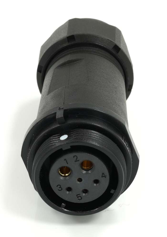 RS PRO | RS PRO Industrial Circular Connector, 6 Contacts, In-Line ...