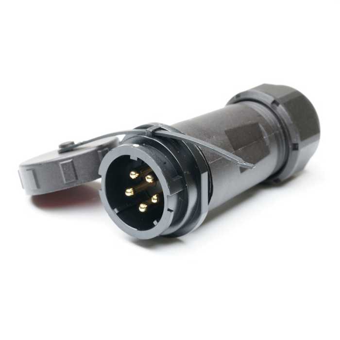 Conector circular industrial RS PRO Conector hembra SY21 serie SY21 de 5 vías Macho, tamaño carcasa 29P, En línea, IP40