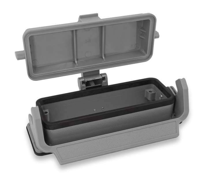 24B bulkhead w/ 1 lvr plastic w/ met cvr