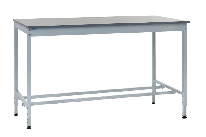 RS PRO Portable Workbench, 300kg Max Load, Adjustable Height, 600mm x 1500mm x 840mm