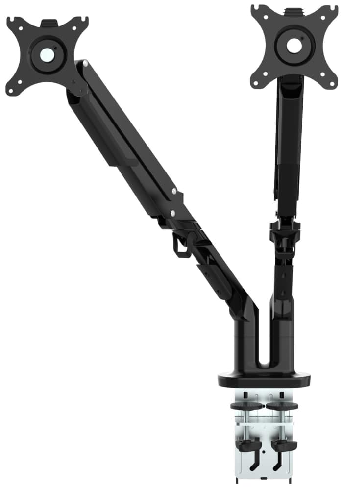 RS PRO Surface Dual Monitor Arm 32 in 9kg Black