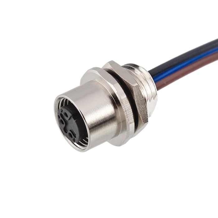 RS PRO Industrial Circular Connectors, 3 Contacts, Panel Mount, M12 Connector, Socket, Female, IP67
