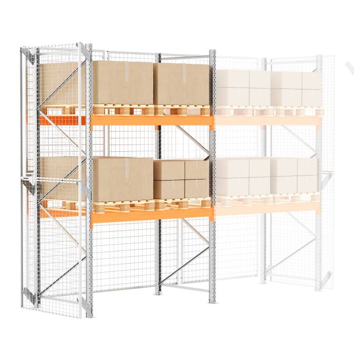AXZRACKSEC3018ED1 Manorga | Manorga Galvanised Sheet Steel Shelving ...