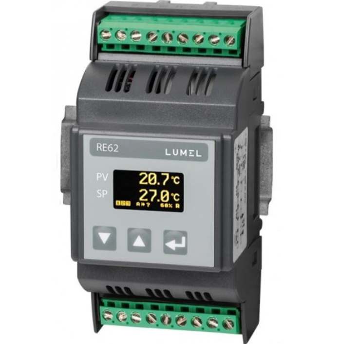 Lumel RE62 DIN Rail Controller, 3 Output, 22 → 60 V dc Supply Voltage