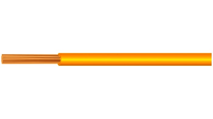 Kabeltronik YV Series Yellow 0.2 mm² Equipment Wire, 24 AWG, 100m, PVC Insulation, YV 0.5 YELLOW