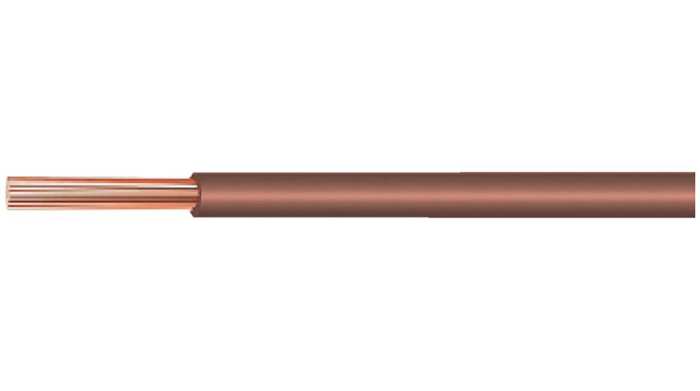 Kabeltronik LIH Series Brown 0.5 mm² Equipment Wire, 20 AWG, 64 X 0.10 mm, 100m, TPE Insulation, LIH-T120 0.5 MM2 BROWN