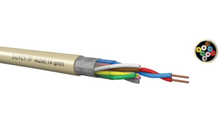 Kabeltronik 2 LIFYCY TP Series Multicore Industrial Cable, 16 Cores, 0.14 mm², 28 AWG, 26m, Shielded Shield, LiYCY Cable