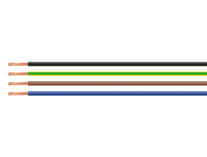 Helukabel H05V-K Series Green, Yellow 0.75 Hook Up Wire, 19, 100m, PVC Insulation, 29098