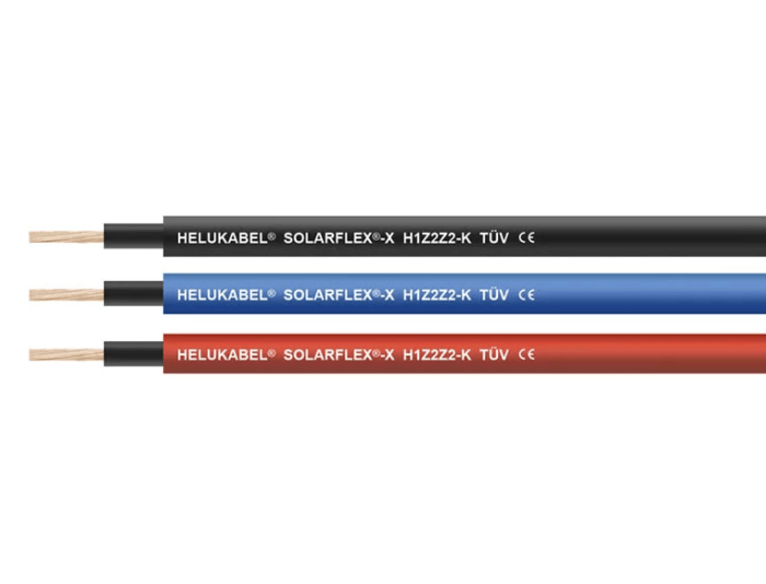 Cable para Aplicaciones Fotovoltaicas Helukabel 713569, área transversal 6, –40 → 90 °C, Rojo