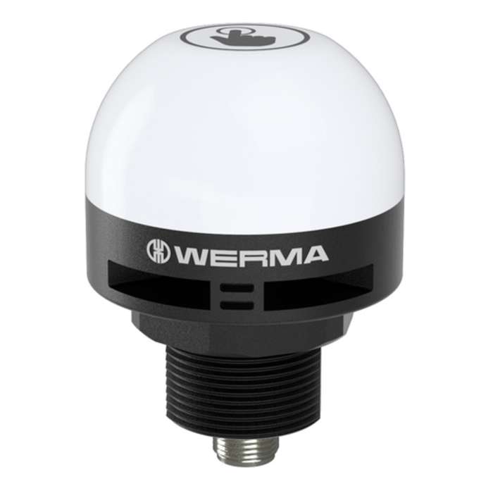 Werma MC55 Series Multicolour Flashing Beacon 24V, LED Bulb Built-In, IP69K, IP65