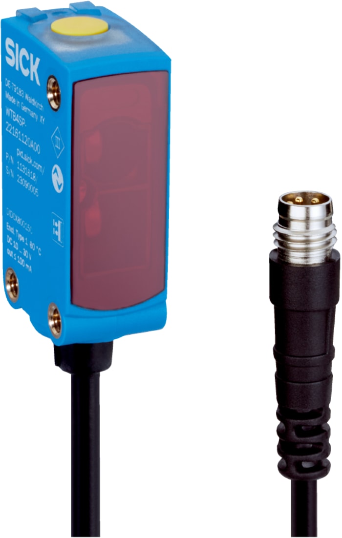 SICK Retroreflective Photoelectric Sensor, Rectangular Sensor, 7.1 m Detection Range