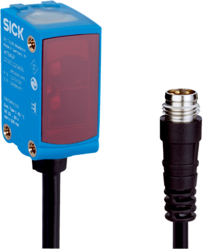 SICK Retroreflective Photoelectric Sensor, Rectangular Sensor, 0 → 7.1 m Detection Range IO-LINK