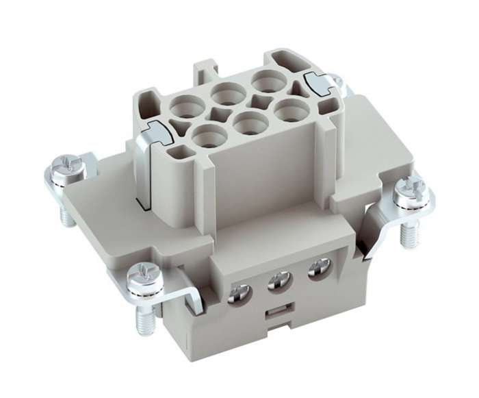 RS PRO Heavy Duty Power Connector, 10A, Female, 6 Contacts