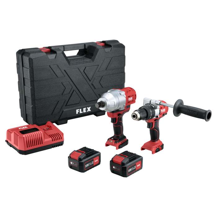 516228 Flex | Flex 516228 - Cordless Impact Driver with 2 x 5 Ah ...