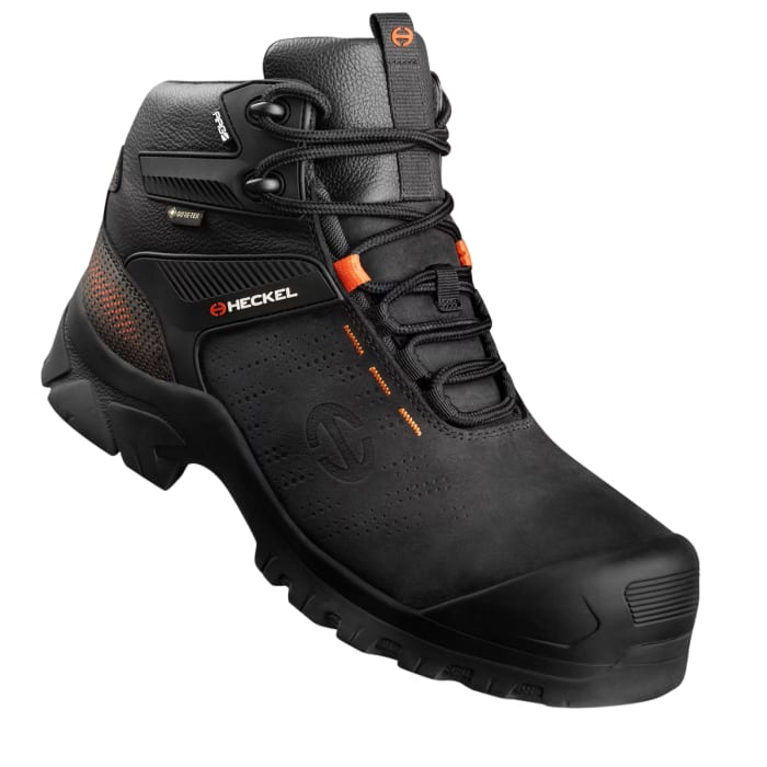 Heckel 67643 Black Composite Toe Capped Unisex Safety Boots, UK 13, EU 48