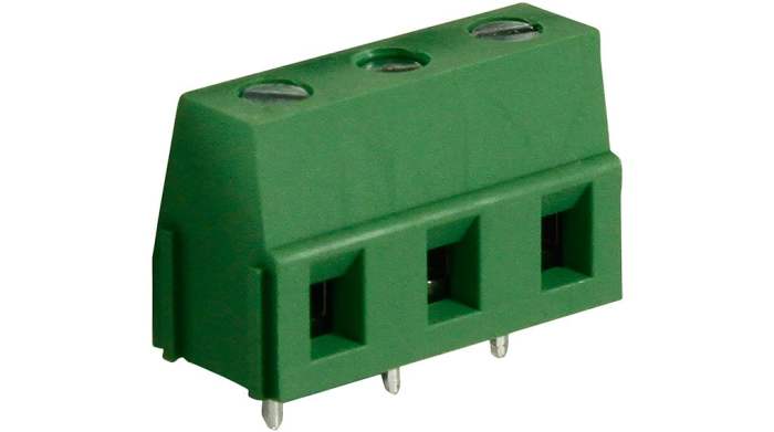 RND RND 205 Series PCB Terminal Block, 3-Contact, 7.5mm Pitch, Through Hole Mount, 1-Row, Clamping Screw Termination