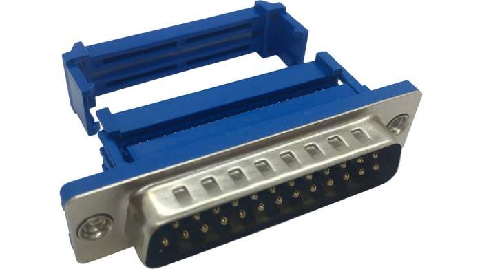 Adaptador D-Sub RND de D-Sub de 25 vías Macho a IDC