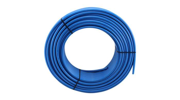 Tubo de aire comprimido RND de Poliuretano Azul, diá. exterior 12mm, longitud 100m