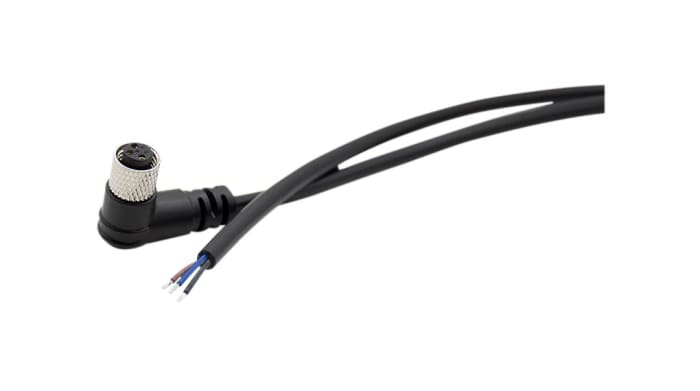 Conectores circulares industriales RND hembra serie RND de 3 vías, montaje aéreo, IP67