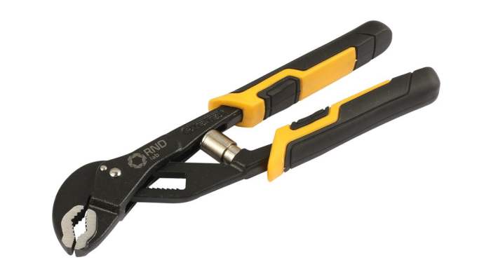 RND RND 550-00417 Pliers, 180 mm Overall, Angled Tip