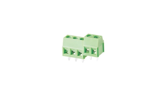 RND RND 205 Series PCB Terminal Block, 8-Contact, 3.81mm Pitch, Through Hole Mount, 1-Row, Clamping Screw Termination