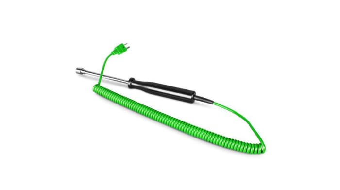 RNDRND 410 Type Type K Copper Disc Thermocouple 63mm Length, 4.7mm Diameter → +600°C