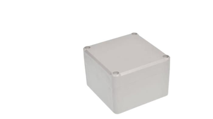 RND RND 455 Series Grey ABS General Purpose Enclosure, IP65, Grey Lid, 79.95x81.95x55mm