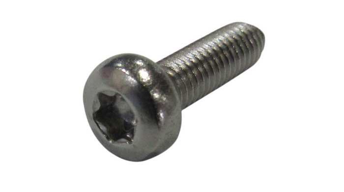 RND Torx M6 Oval Stainless Steel Machine Screw ISO 14583 x 20mm
