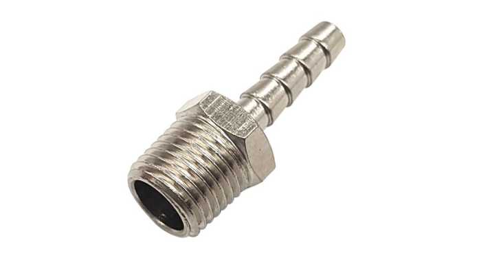 RND Hose Connector, Straight Threaded Coupling, G G1/2in, 25 Mpa
