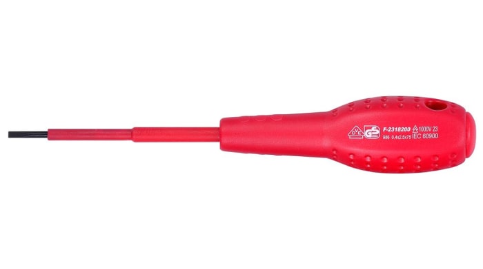 RND Slotted, 75 mm Blade VDE/1000V Approved, 163mm Overall