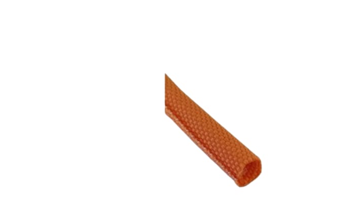 RND Expandable Braided Polyester Orange Cable Sleeve, 13mm Diameter, 75m Length, RND 465 Series
