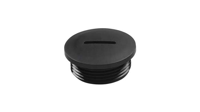 RND Blanking Plug, M20, 20mm Hole Diameter, Polyamide, 25mm Diameter, Threaded