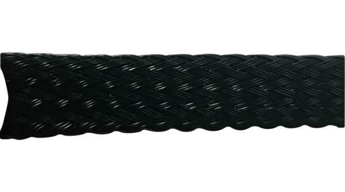 RND Expandable Braided PET Black Cable Sleeve, 16 to 8mm Diameter, 200m Length, RND 465 Series