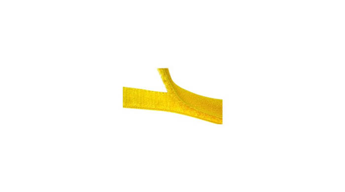 Collier auto-agrippant Serre-câbles RND, 10m x 15 mm, Jaune