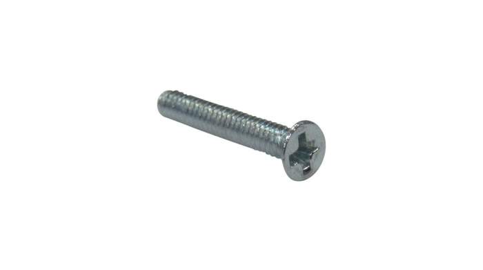 RND Phillips M3 Flat Zinc Plated Steel Machine Screw DIN 965 x 6mm