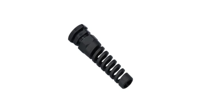 RND RND 465 Series Black Polyamide Cable Gland, M12mm Thread, 3mm min., 6.5mm max., IP68