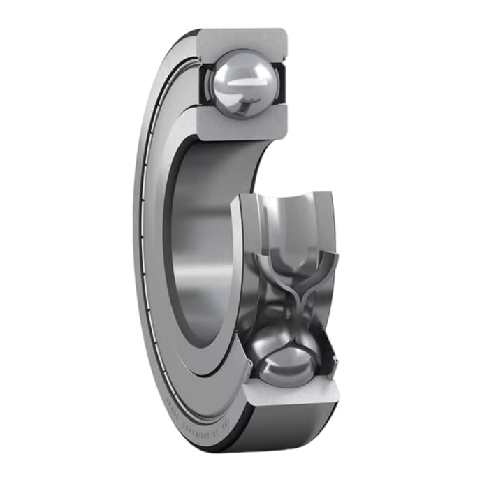 SKF 6211-2Z/C3 Single Row Deep Groove Ball Bearing- Both Sides Shielded 55mm I.D, 100mm O.D