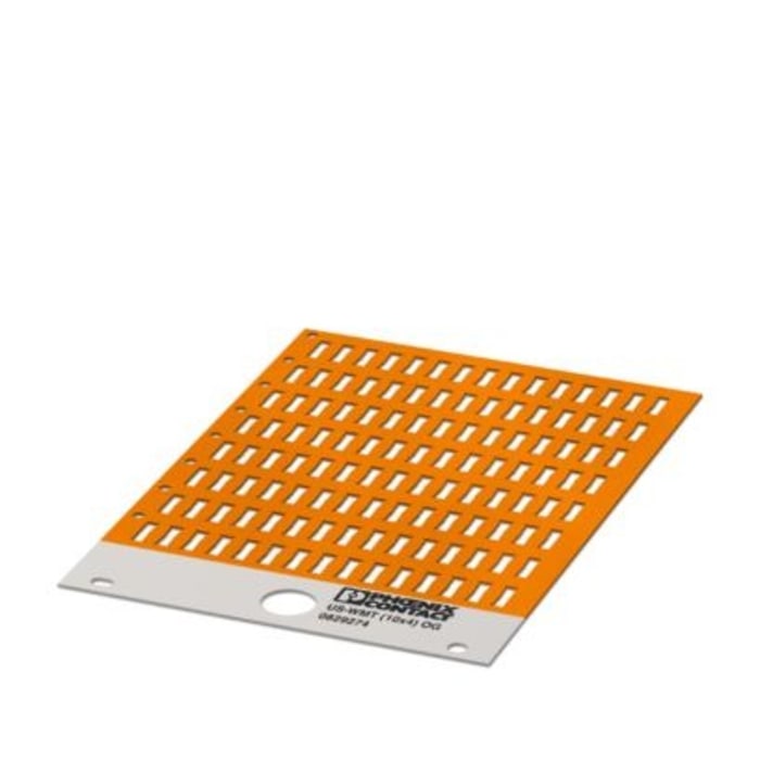 Phoenix Contact US-WMT Cable Marker, Orange, 0829274 Flammability rating according to UL