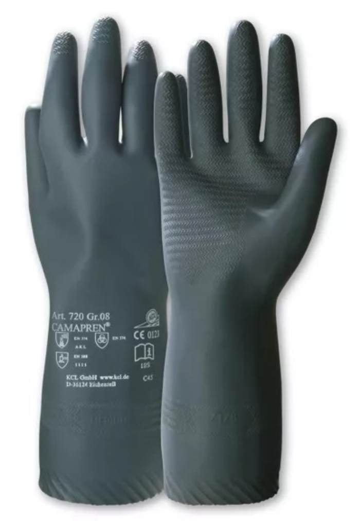 Honeywell Safety Camapren Black Chloroprene Oil Grip, Oil Repellent Work Gloves, Size 9