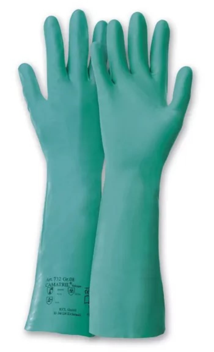 Honeywell Safety Camatril Green Nitrile Chemical Resistant, General Purpose Work Gloves, Size 9
