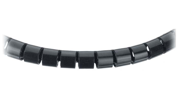 Essentra Polypropylene Black Cable Sleeve, 15mm Diameter, 50m Length, SHR-15-PPB Series